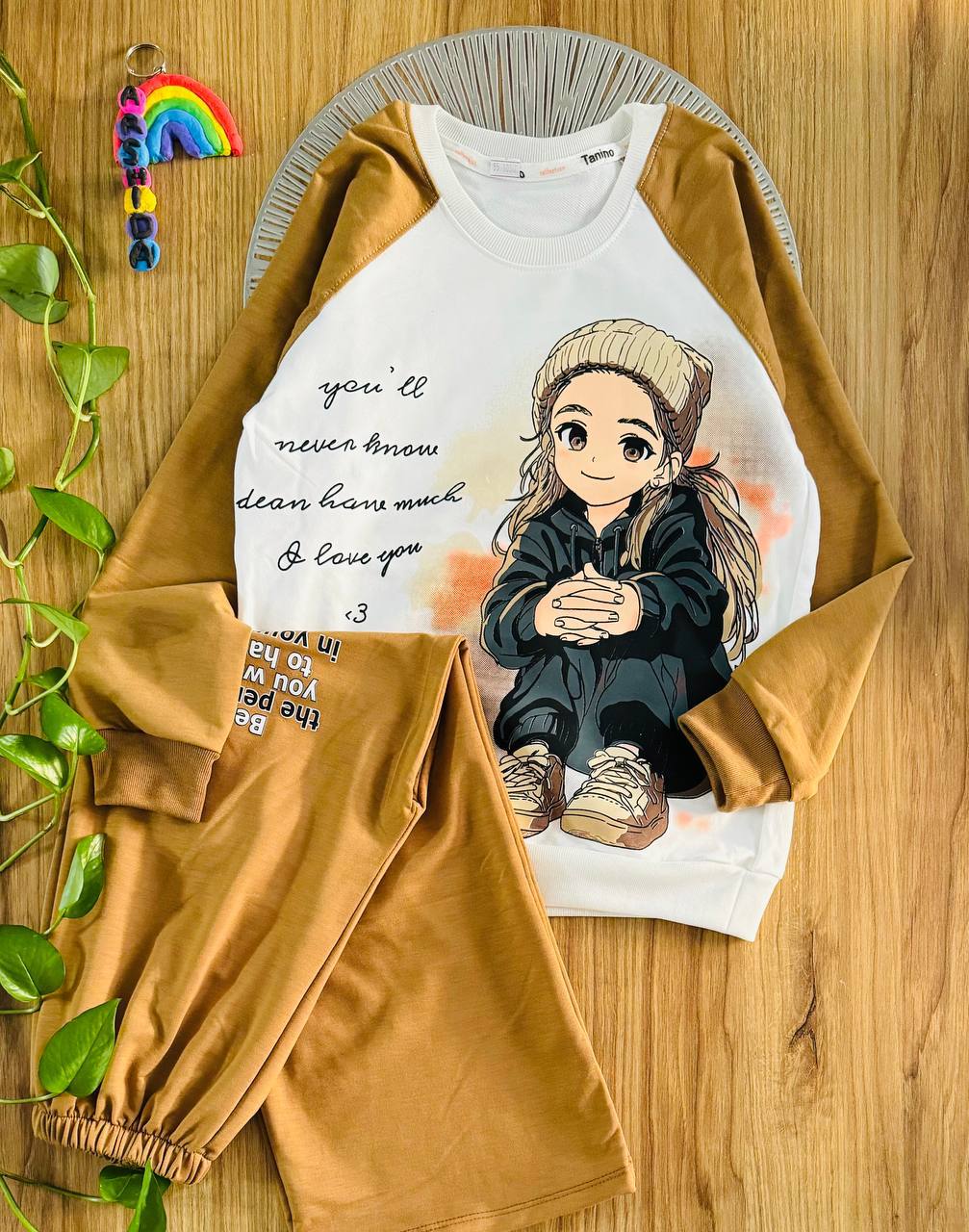 ست بلوز و شلوار دخترانه سایز بزرگ کد ۲۴۰۹