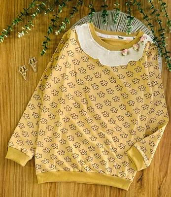 بلوز تک دخترانه آستین بلند کد ۱۹۴۸