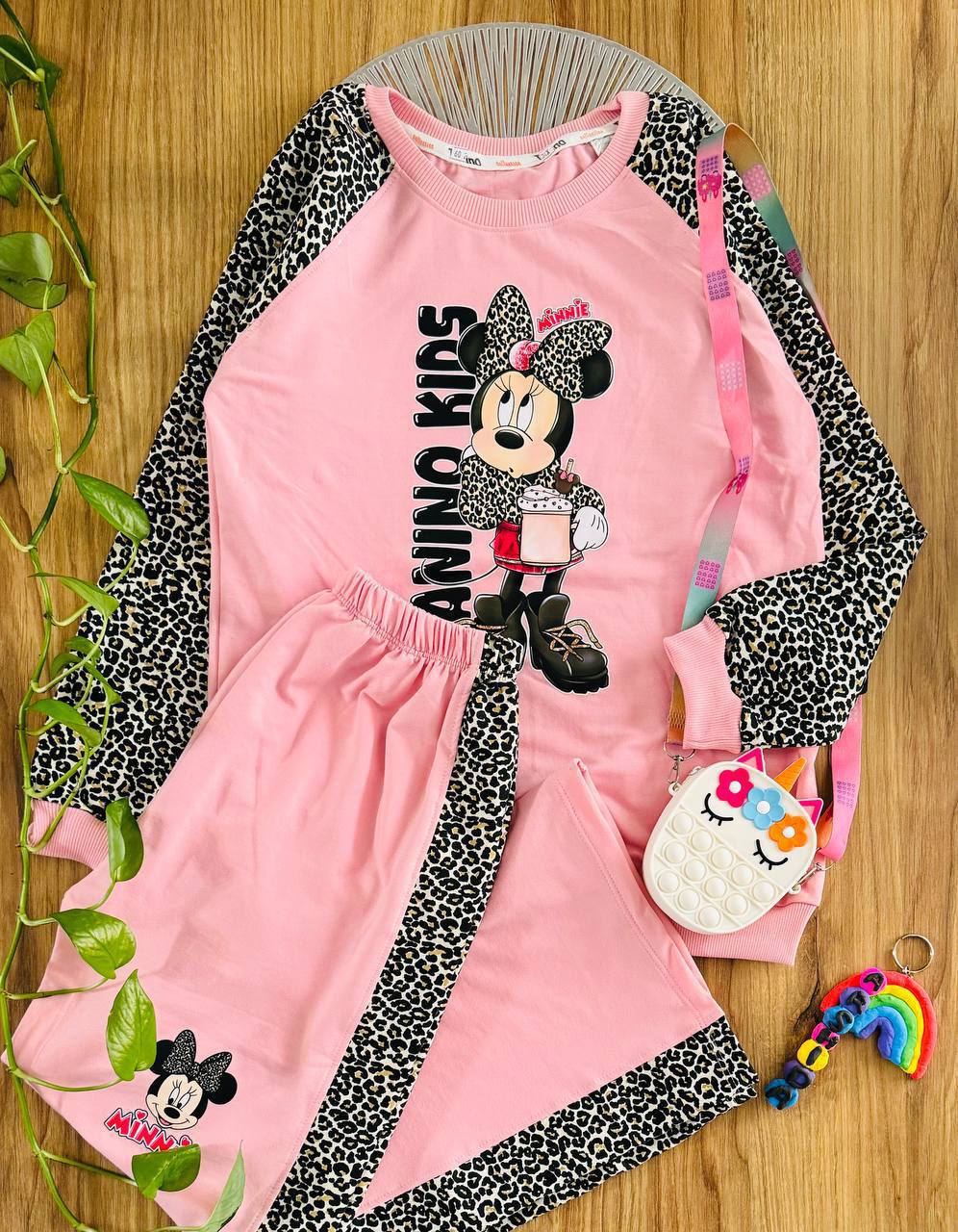 ست بلوز و شلوار مینی موس سایز بزرگ گد ۲۴۱۰
