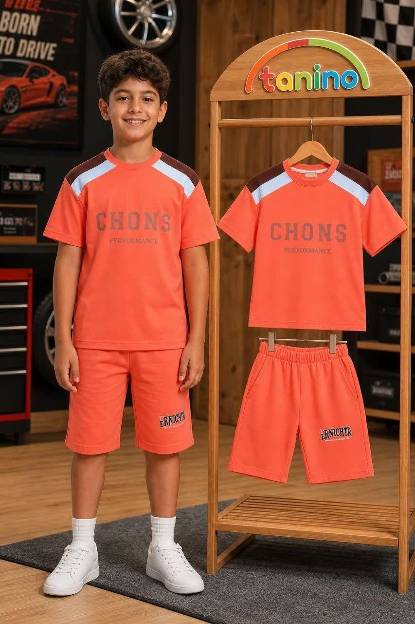 ست تیشرت و شلوارک اسپرت CHONS   کد ۲۶۲۶