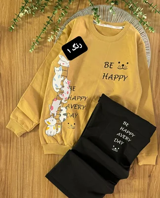 ست بلوز و شلوار گربه کد ۱۷۰۹