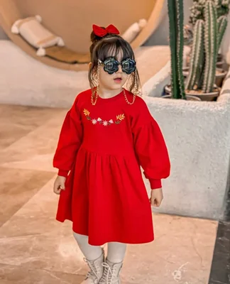 پیراهن دخترونه بچه گانه کد ۱۷۸۴