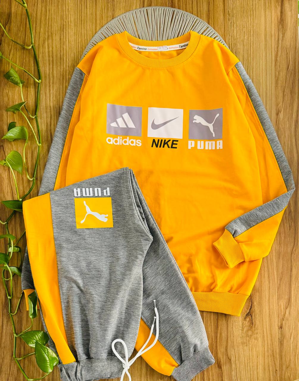 ست بلوز و شلوار طرح ورزشی پسرانه کد ۲۳۹۶