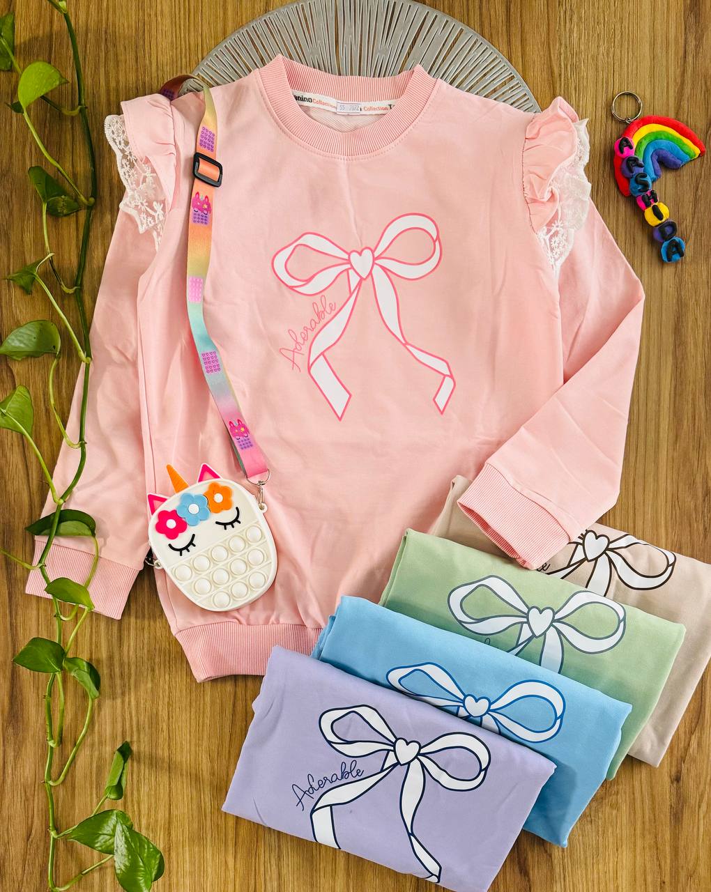 بلوز تک آستین بلند سرشانه چین کد ۲۴۳۱