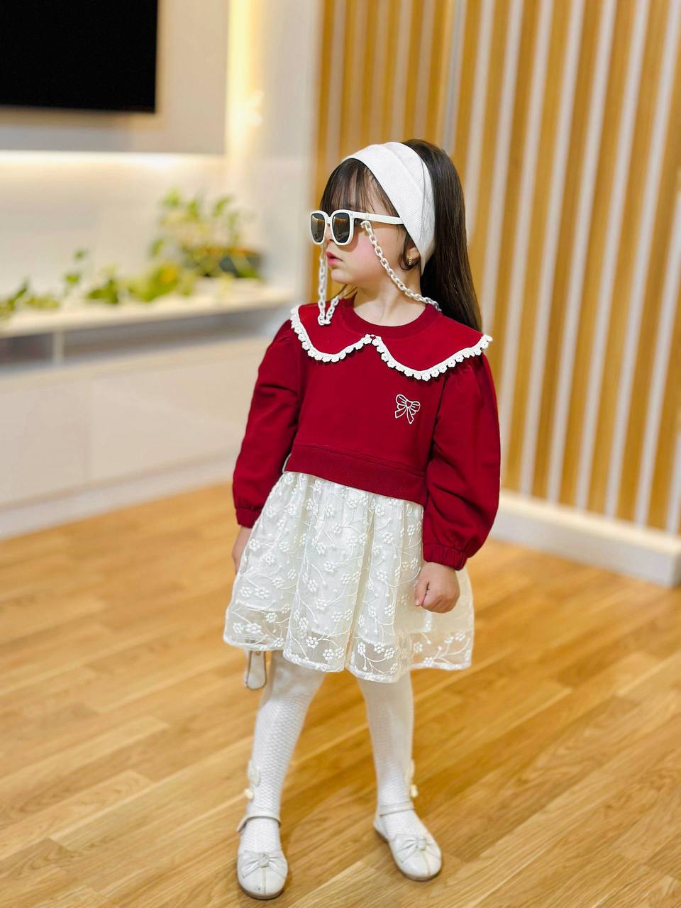 پیراهن  دخترانه پریا  کد ۲۴۰۴