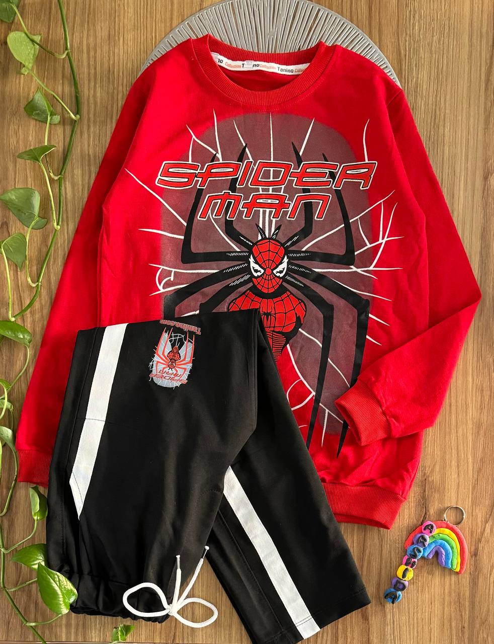 ست بلوز و شلوار مرد عنکبوتی کد ۲۳۹۲