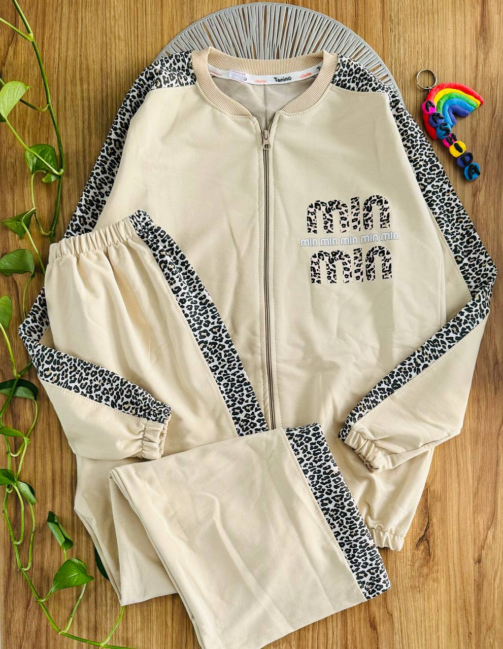 ست سوئشرت و شلوار سایز بزرگ دخترانه کد ۲۴۲۴