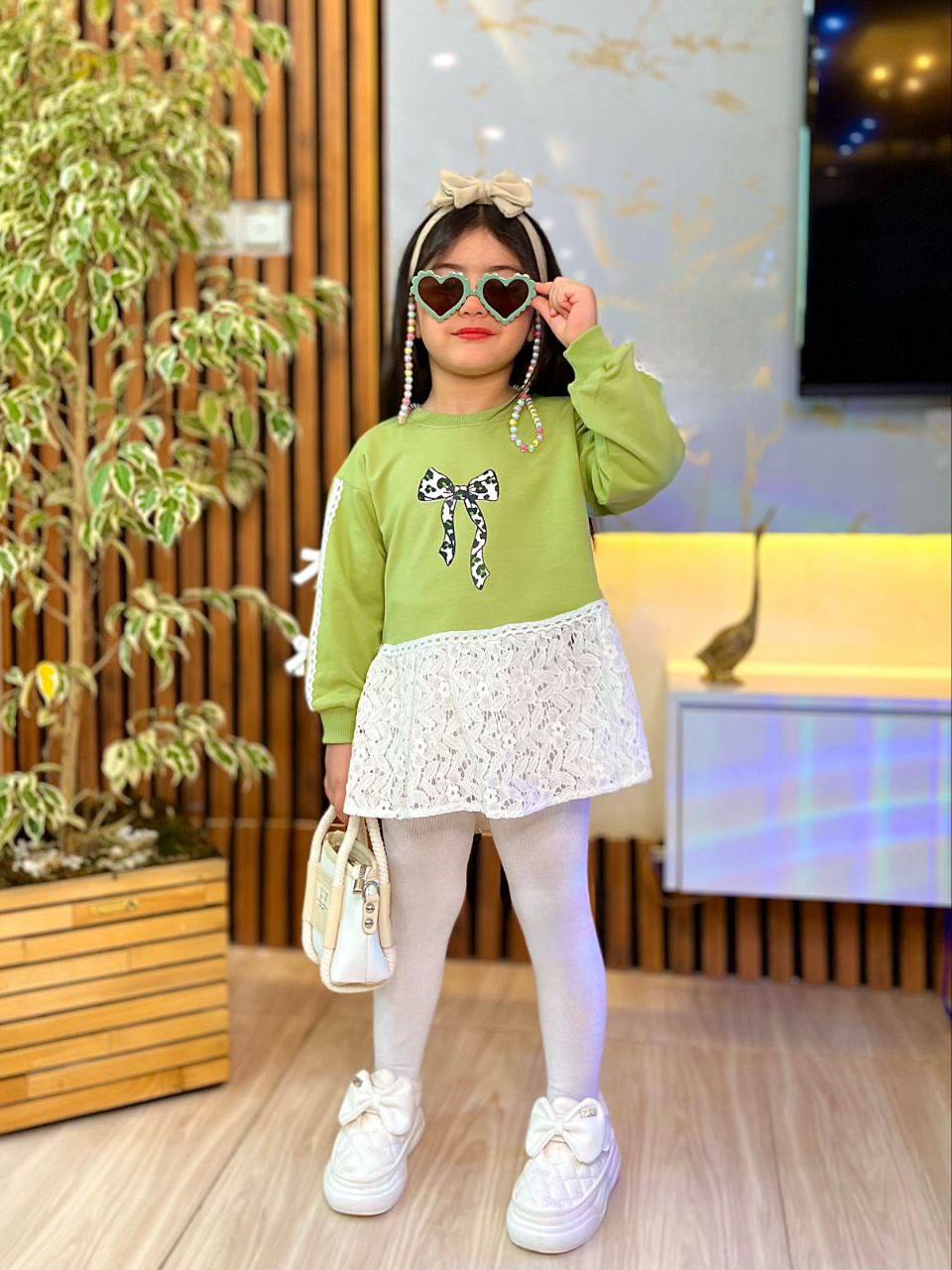 تونیک توردار پاپیون کد ۲۴۲۳